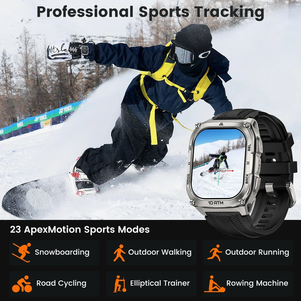 Stainless Steel Waterproof Smart Watch