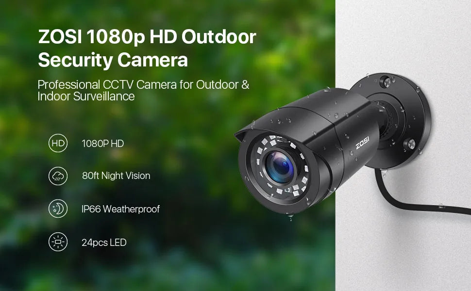 4 Pack Outdoors Security Cameras
