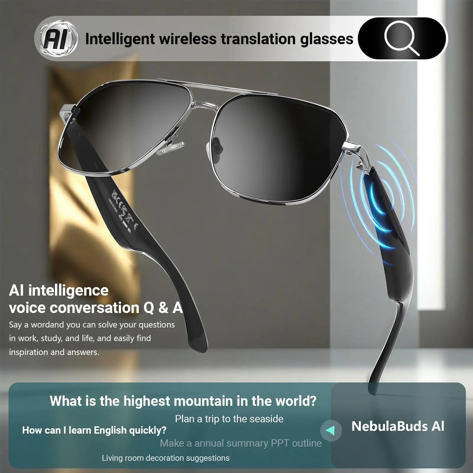 AI Smart Translation Glasses