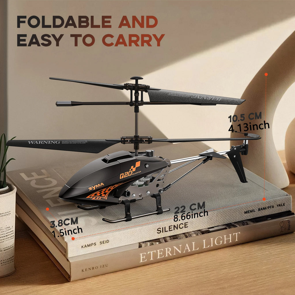SYMA Remote Controlled Helicopter Q20 RC Aircraft with Altitude Hold, One Key take Off/Landing, 3.5 Channel, Gyro Stabilizer