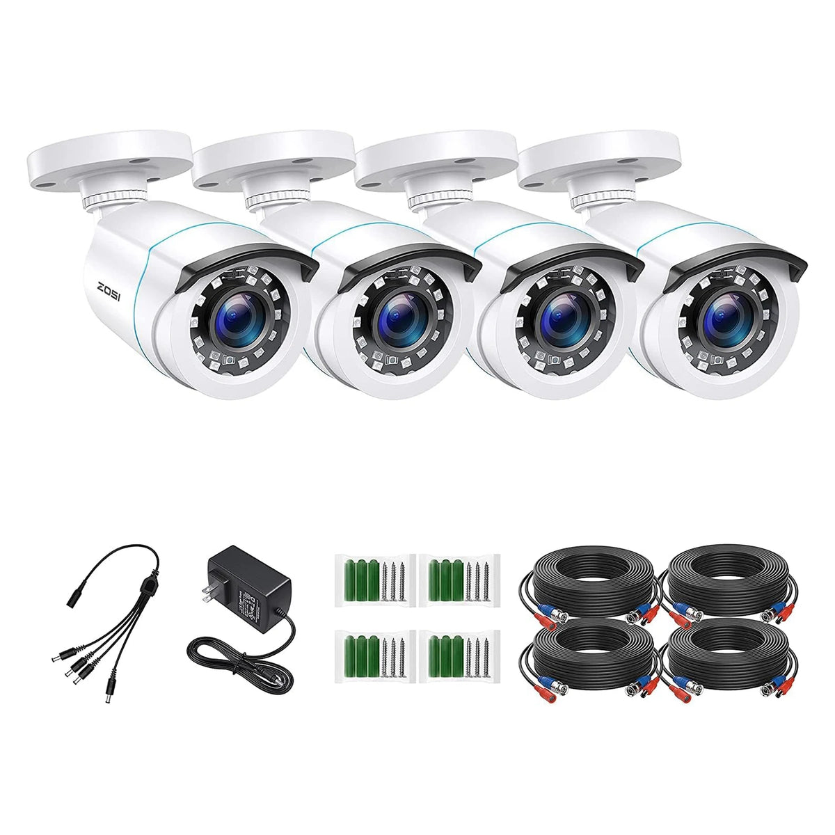 4 Pack Outdoors Security Cameras