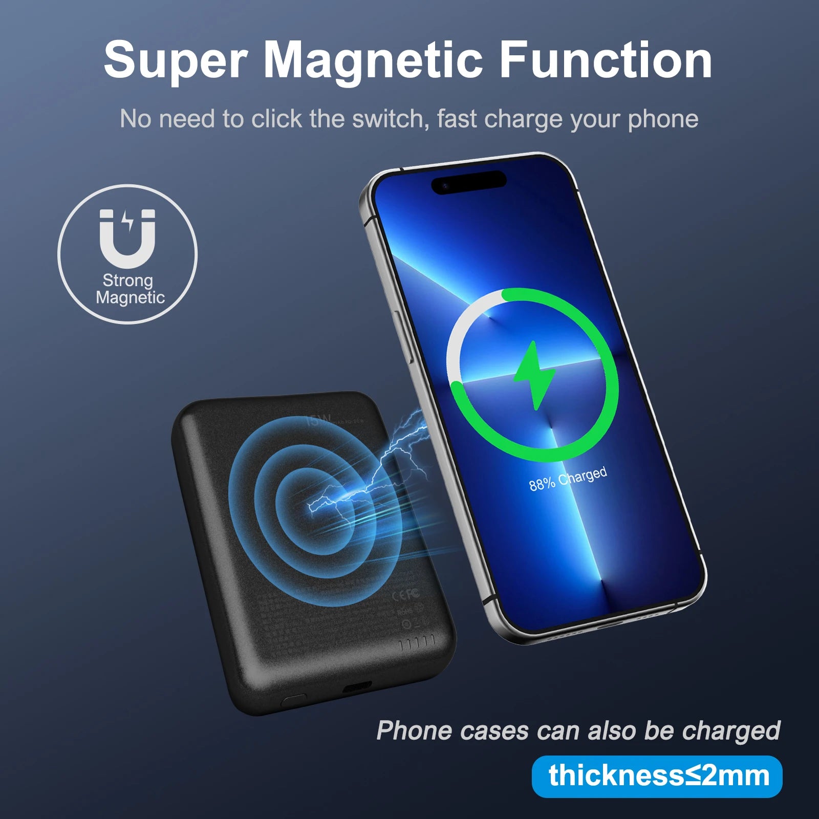 Magnetic Power Bank For IPhone