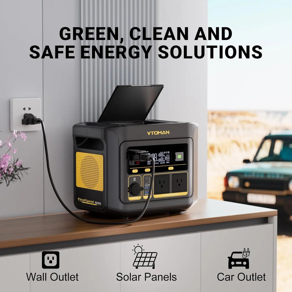 600W Portable Solar Generator