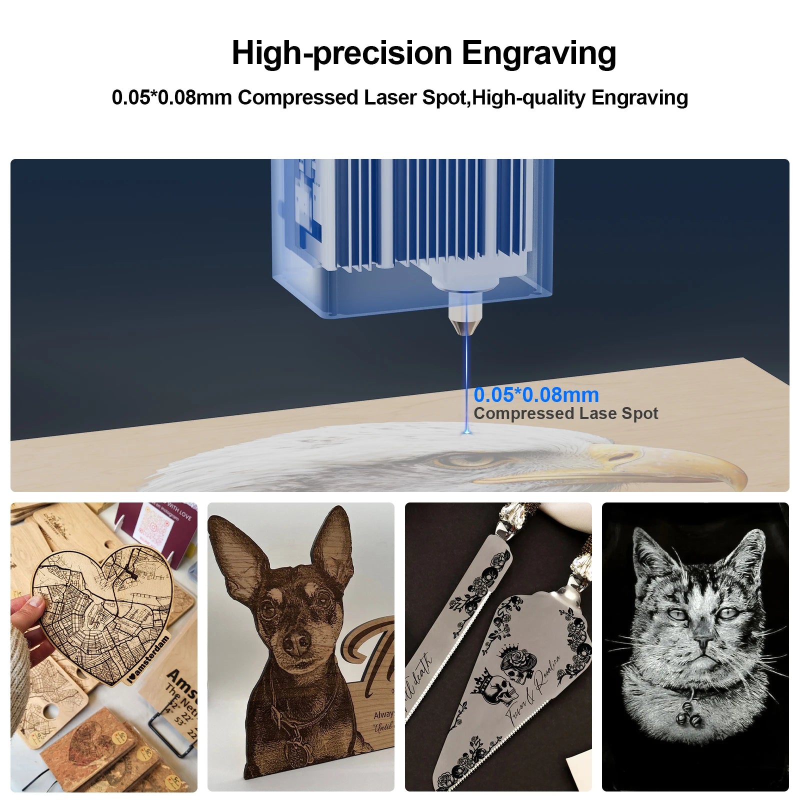 Blue Metal Laser Engraver