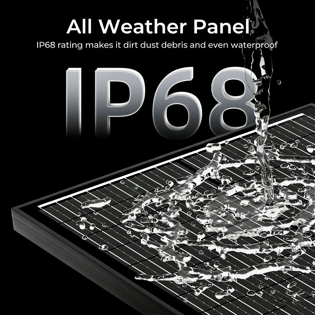 400W/200W/100W 18BB Rigid Solar Panel