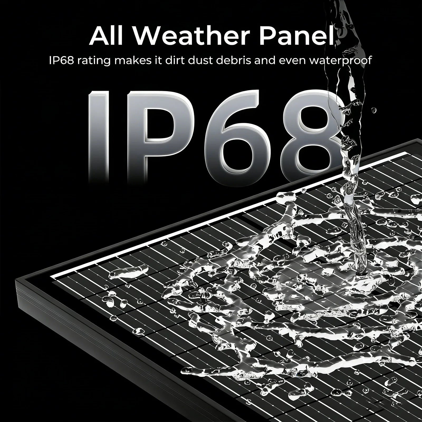 400W/200W/100W 18BB Rigid Solar Panel