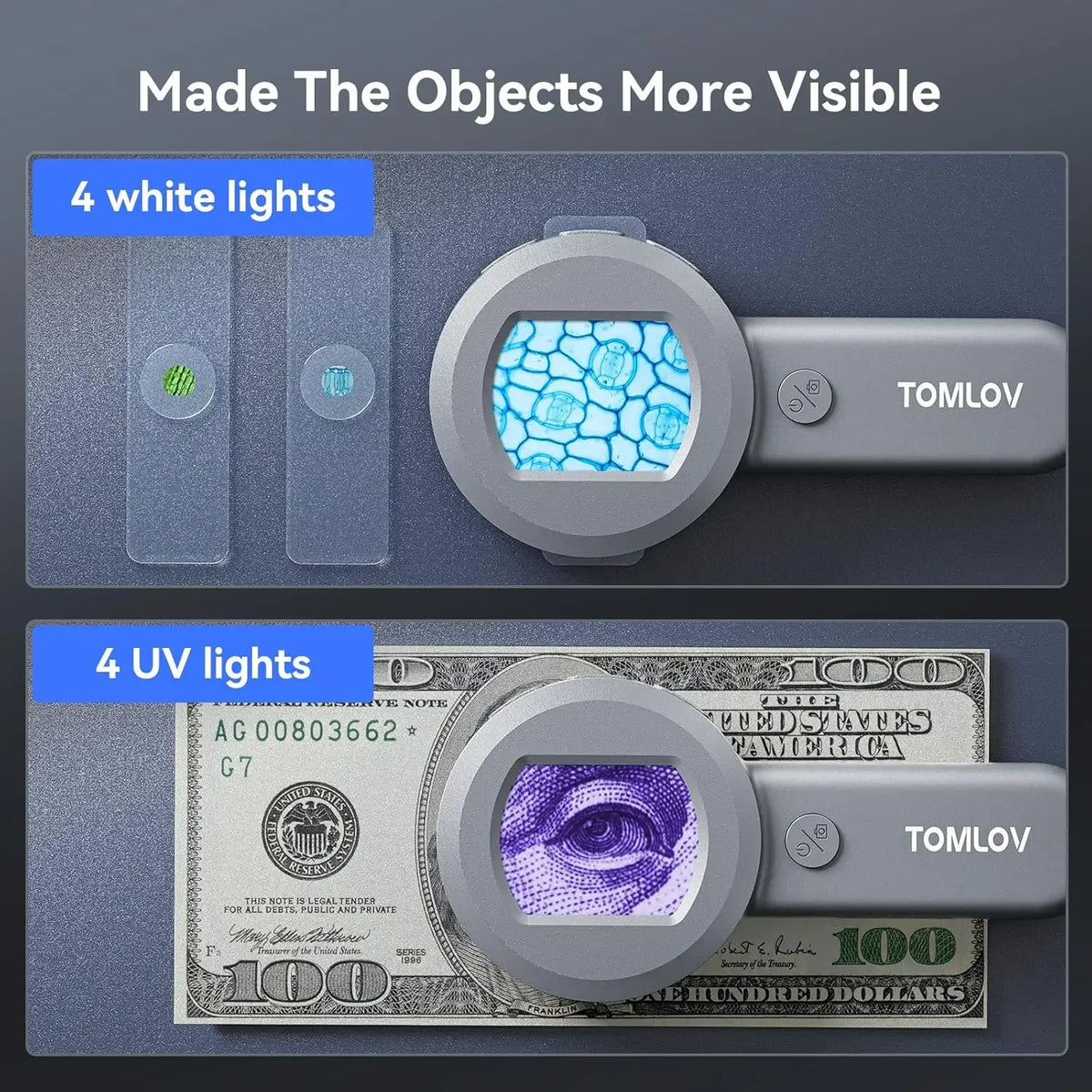 Children's 100X Handheld Digital Illuminated Microscope