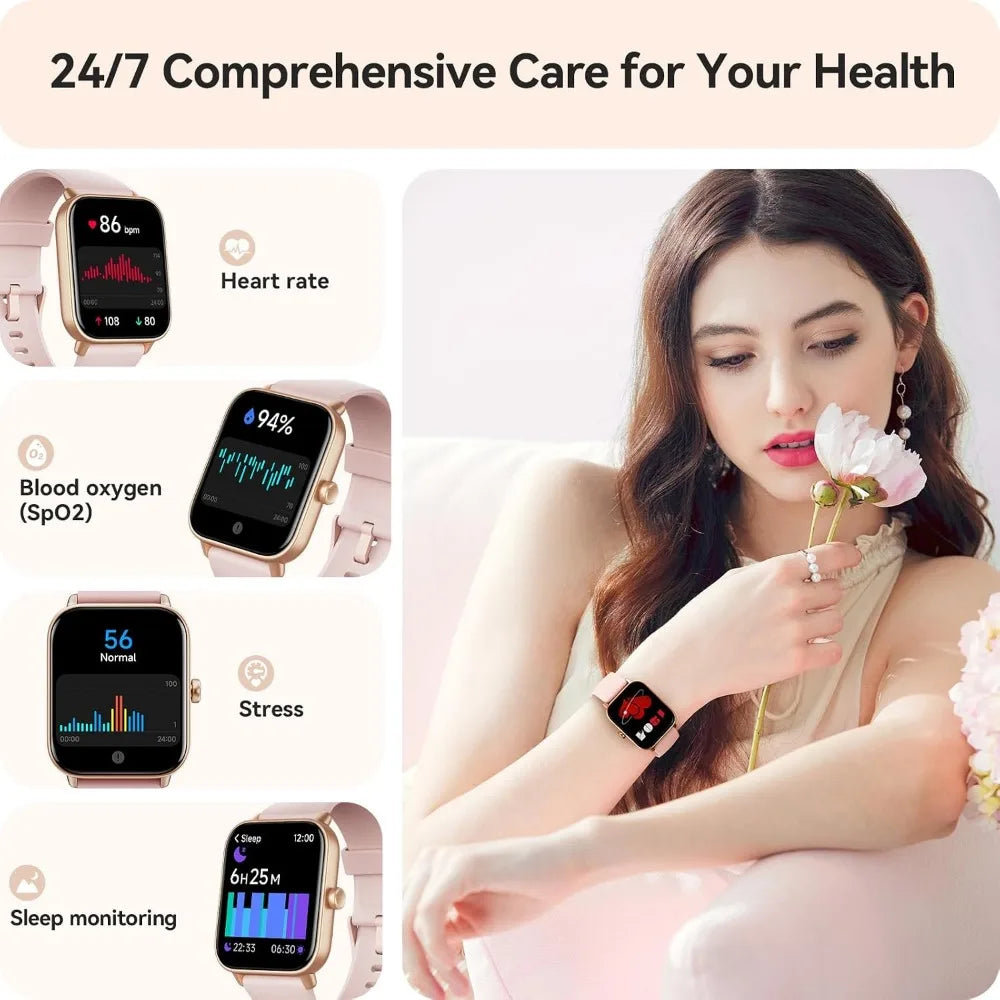 Waterproof Fitness Tracker with Built-in Alexa