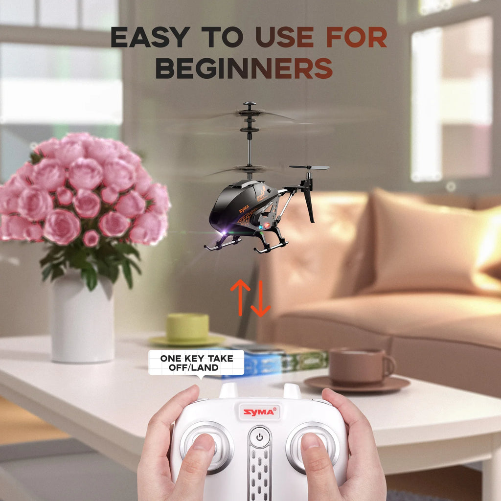 SYMA Remote Controlled Helicopter Q20 RC Aircraft with Altitude Hold, One Key take Off/Landing, 3.5 Channel, Gyro Stabilizer