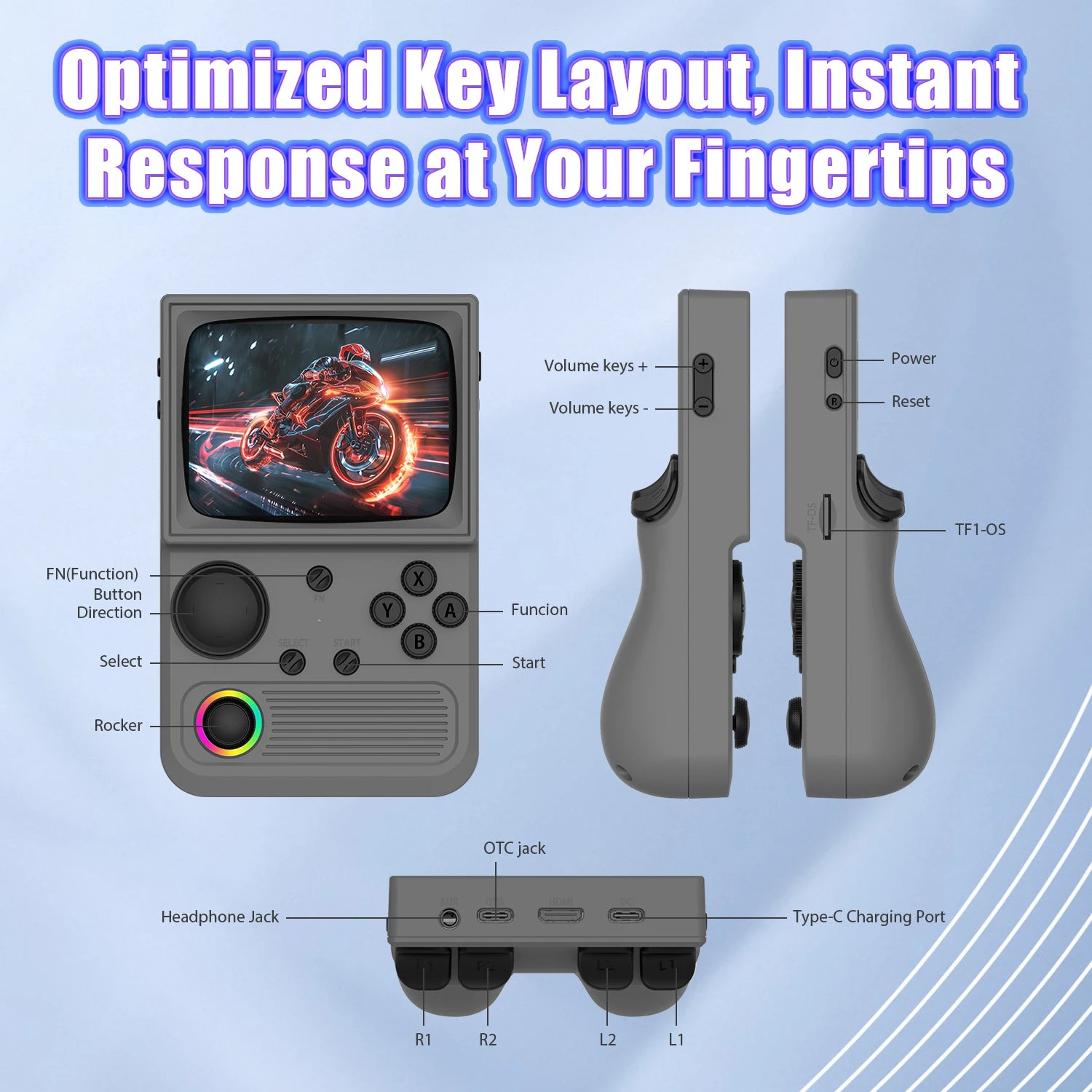 Retro Handheld Game Console