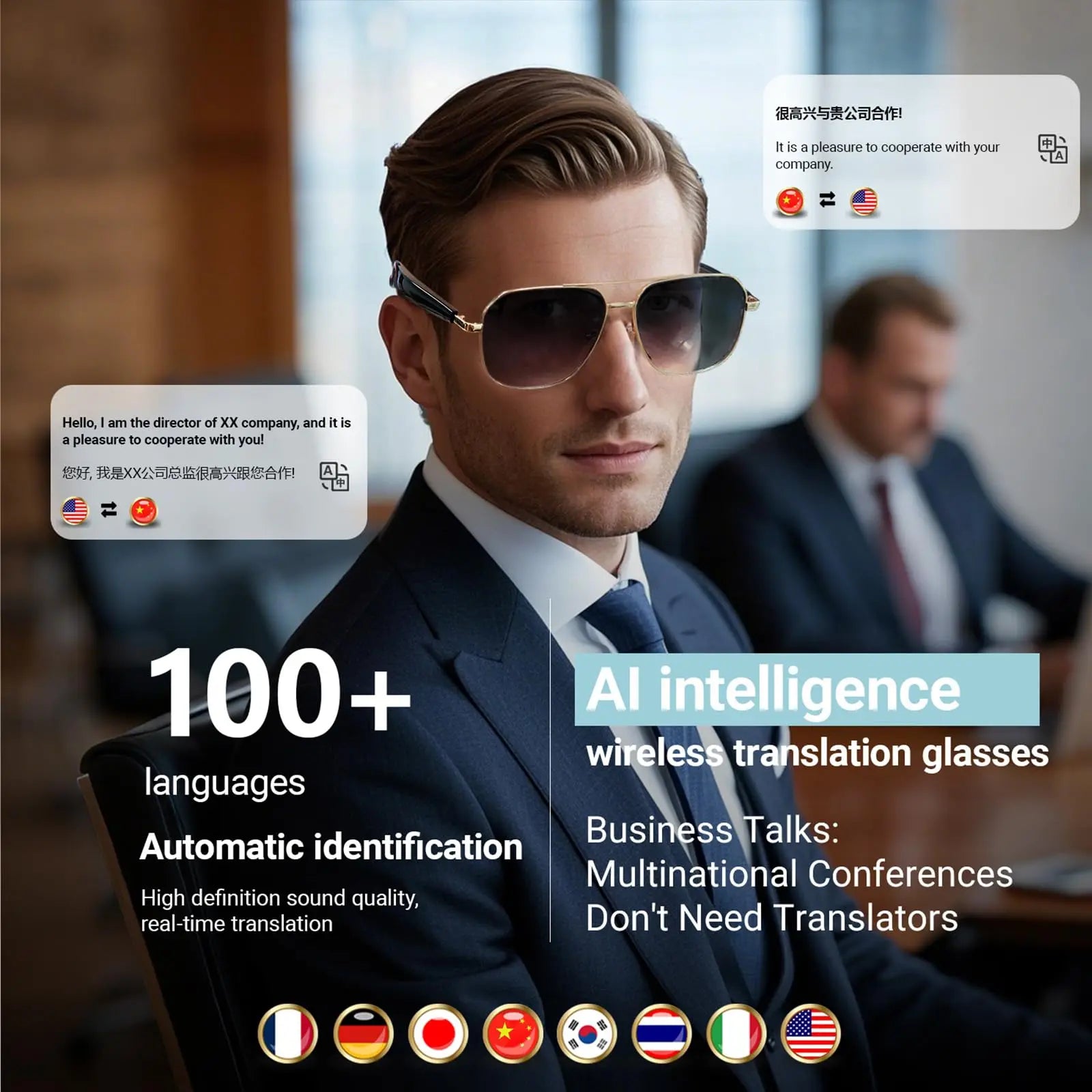 AI Smart Translation Glasses