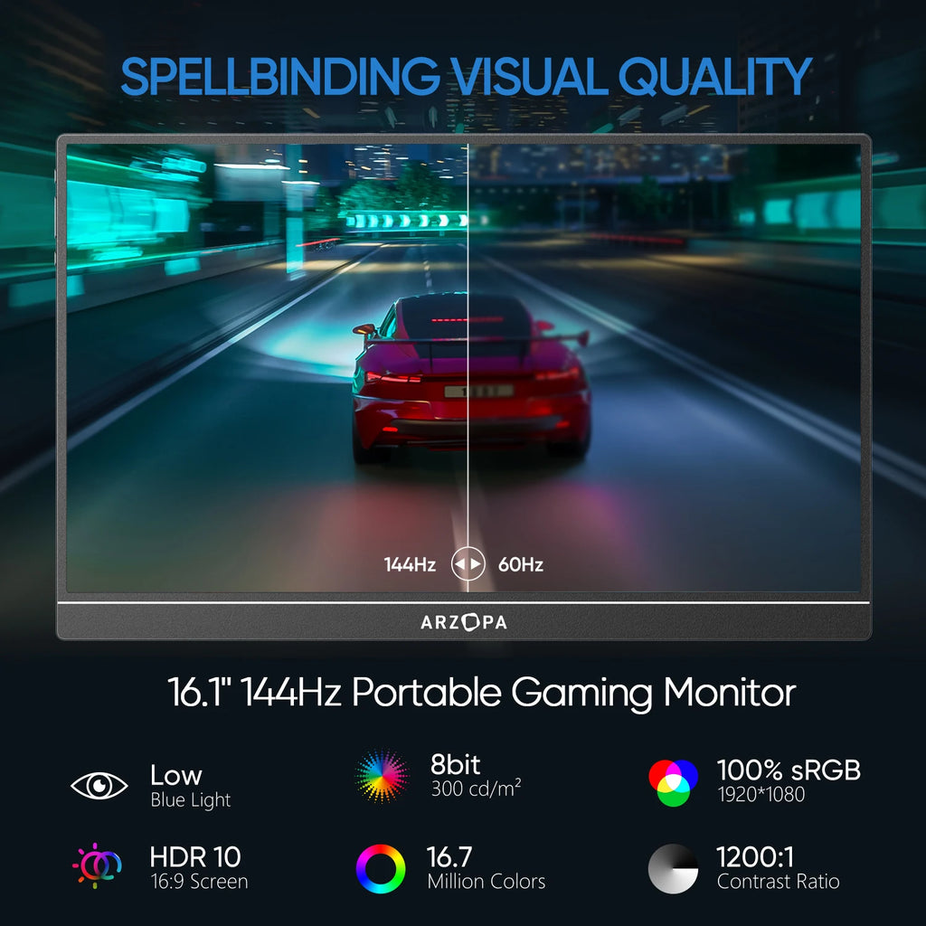 16.1 inch Portable Gaming Monitor