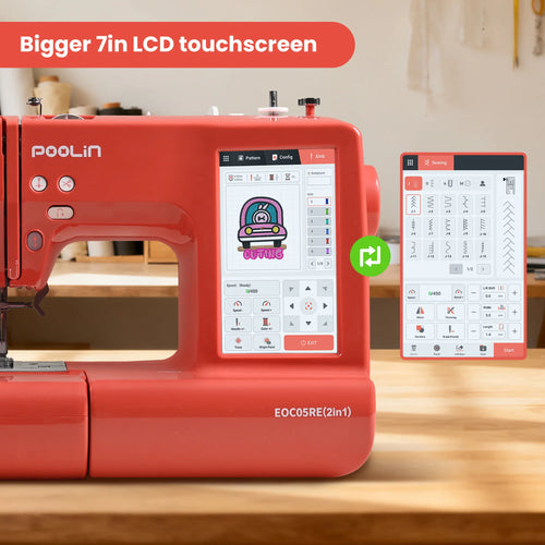 2in1 Embroidery Sewing Machine