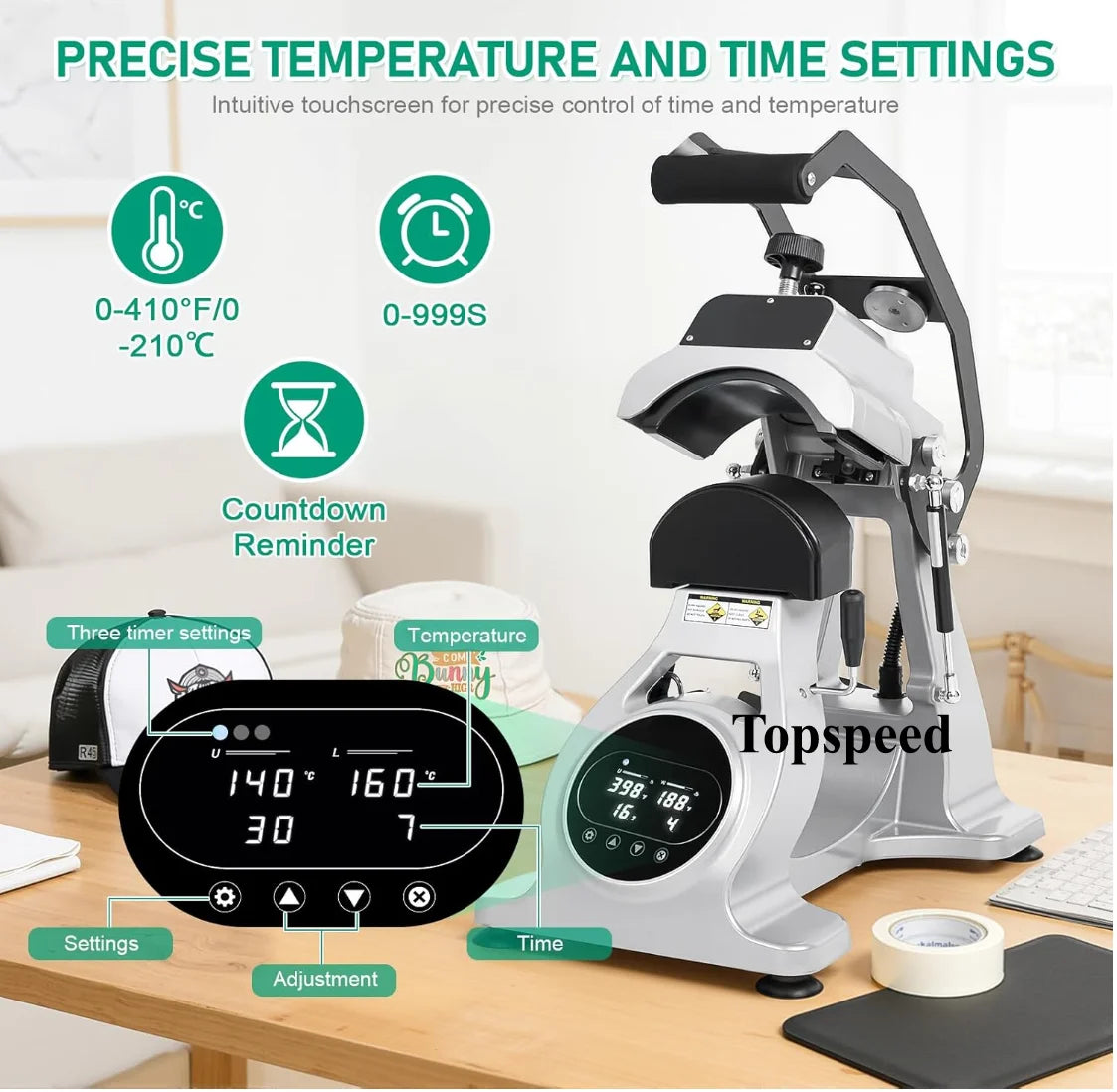 Heat Press Machine for Caps