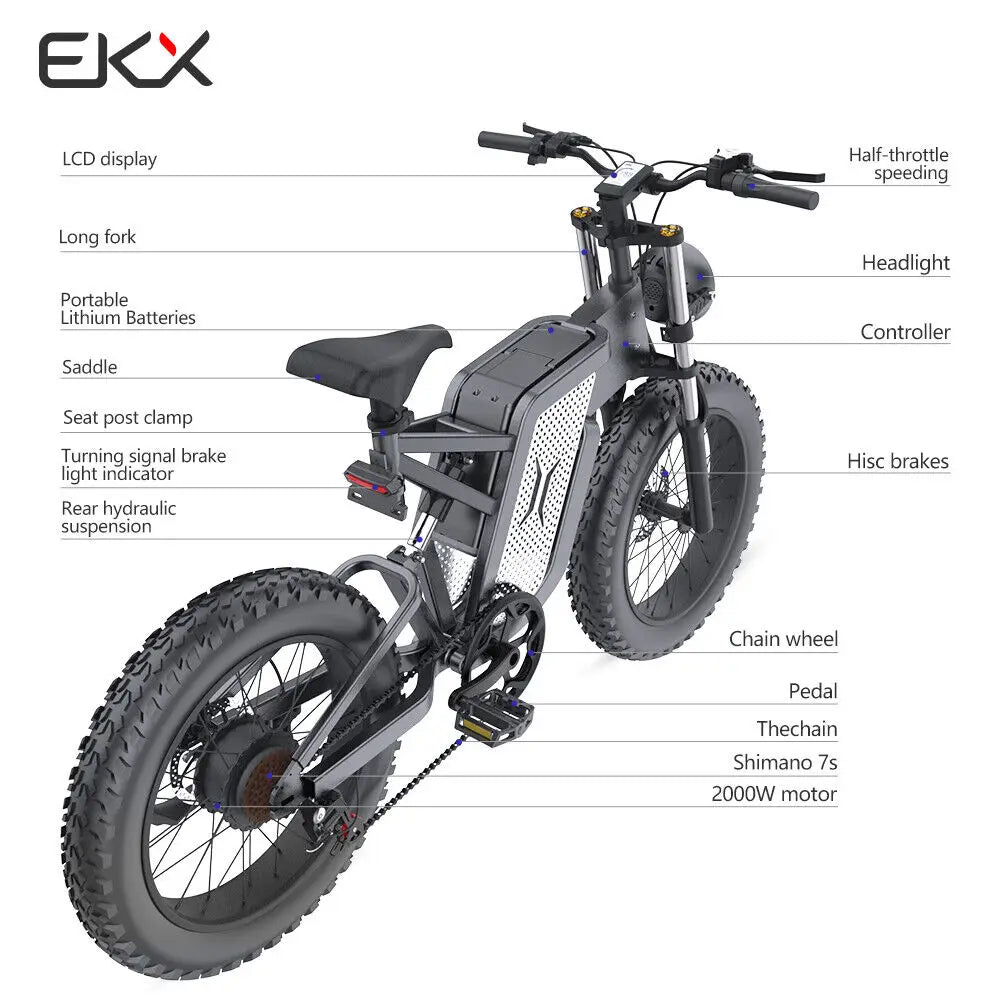 20 Inch Electric Men's Bike