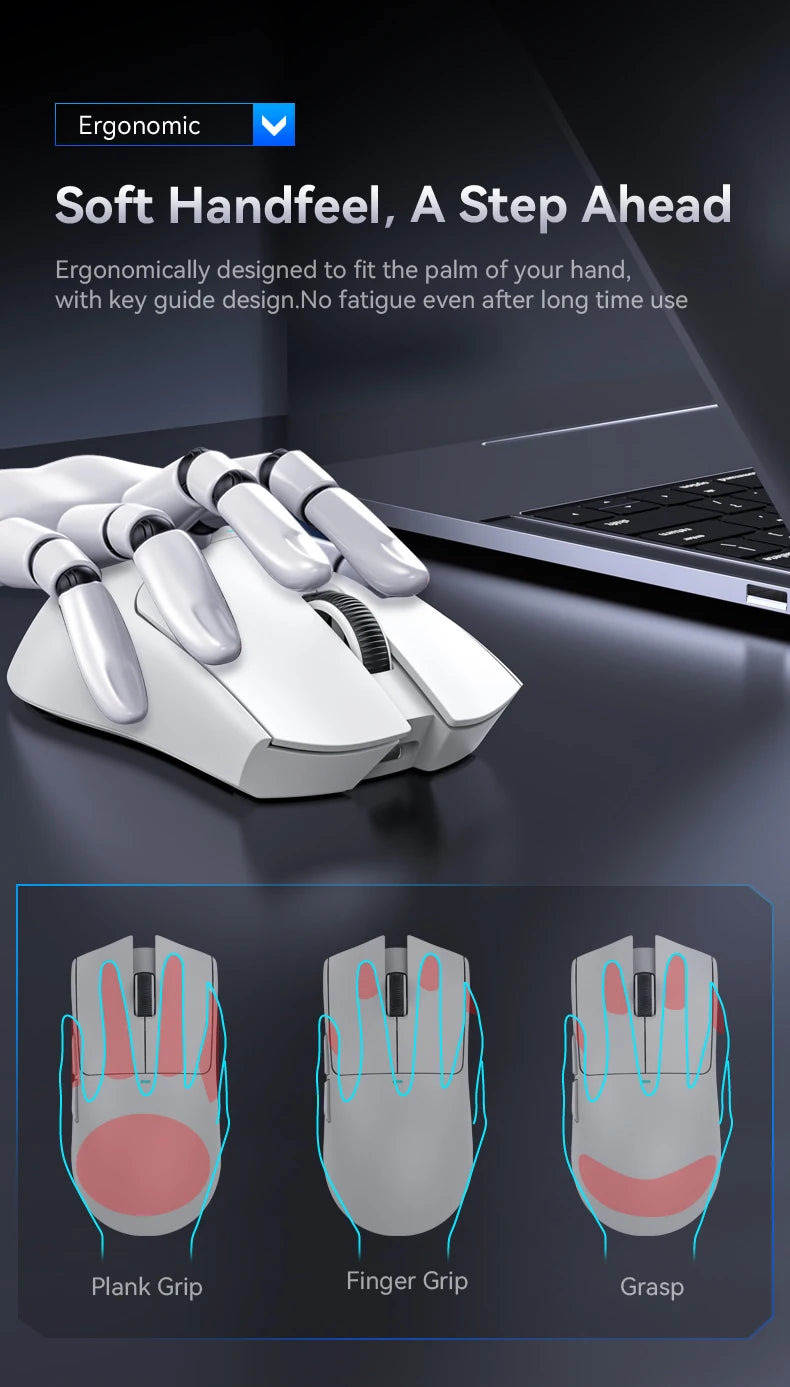 Wireless Gaming Mouse With Backlight Charging