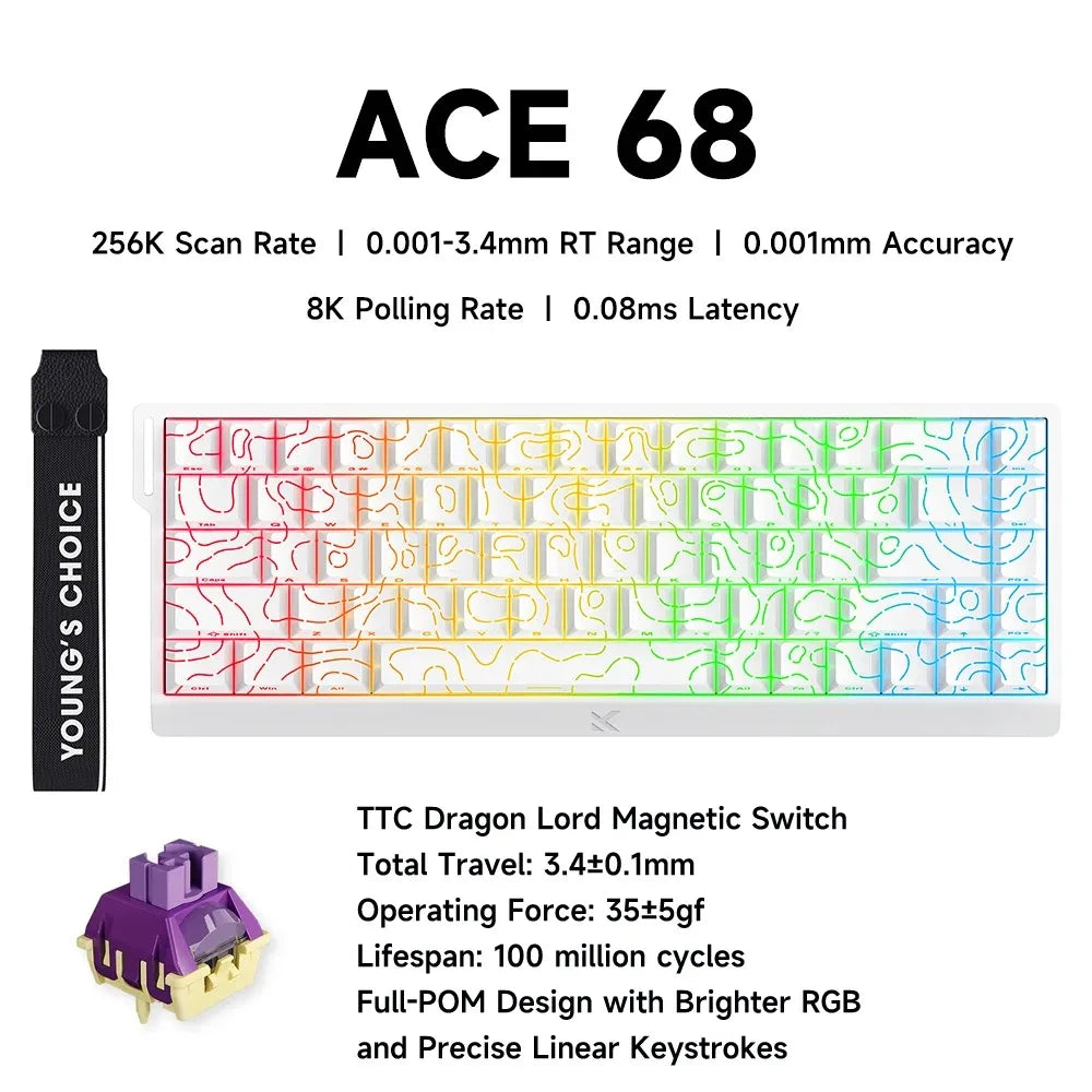 Wired Magnetic Switch Gaming Keyboard