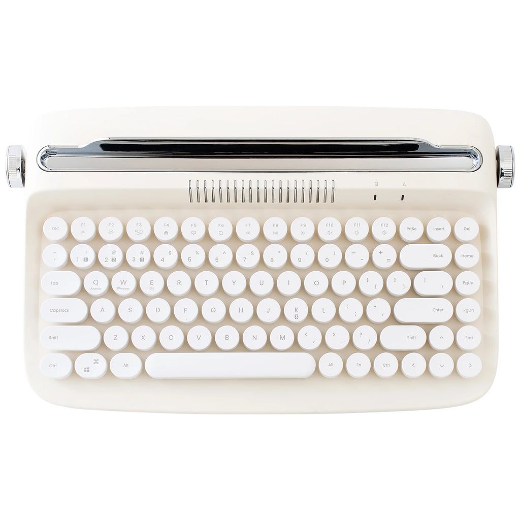 Retro Wireless Typewriter Keyboard