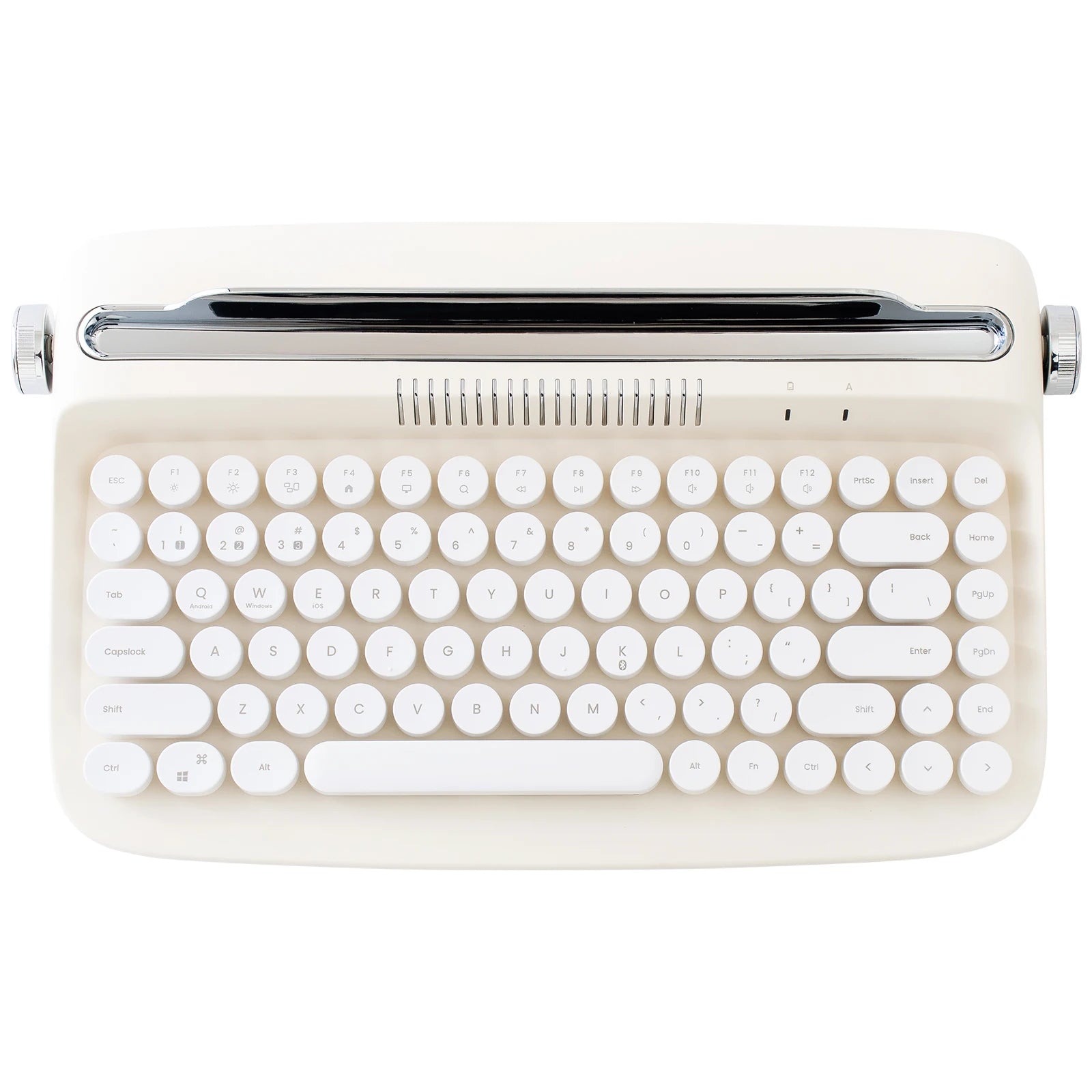 Retro Wireless Typewriter Keyboard