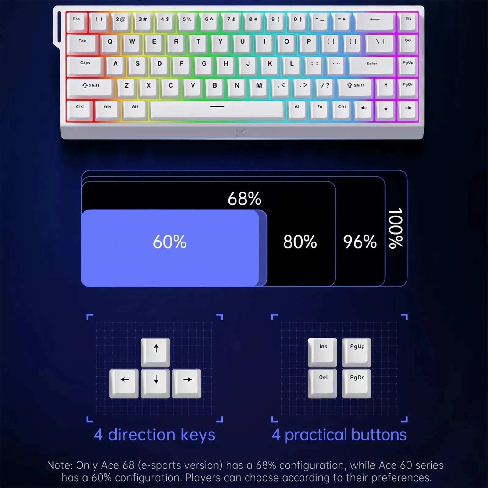Wired Magnetic Switch Gaming Keyboard