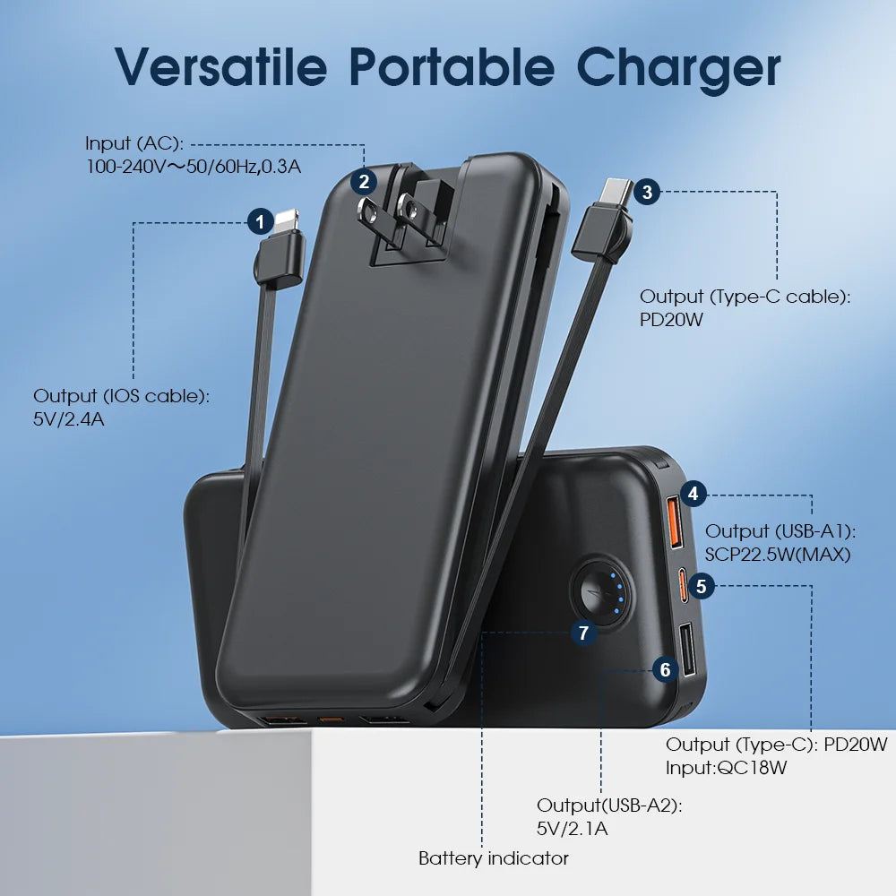 Portable Charger for iPhone