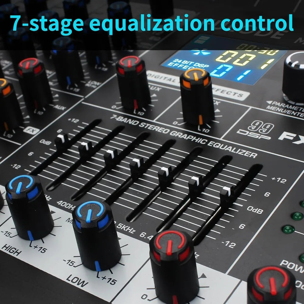 12-Channel Digital Audio Mixer