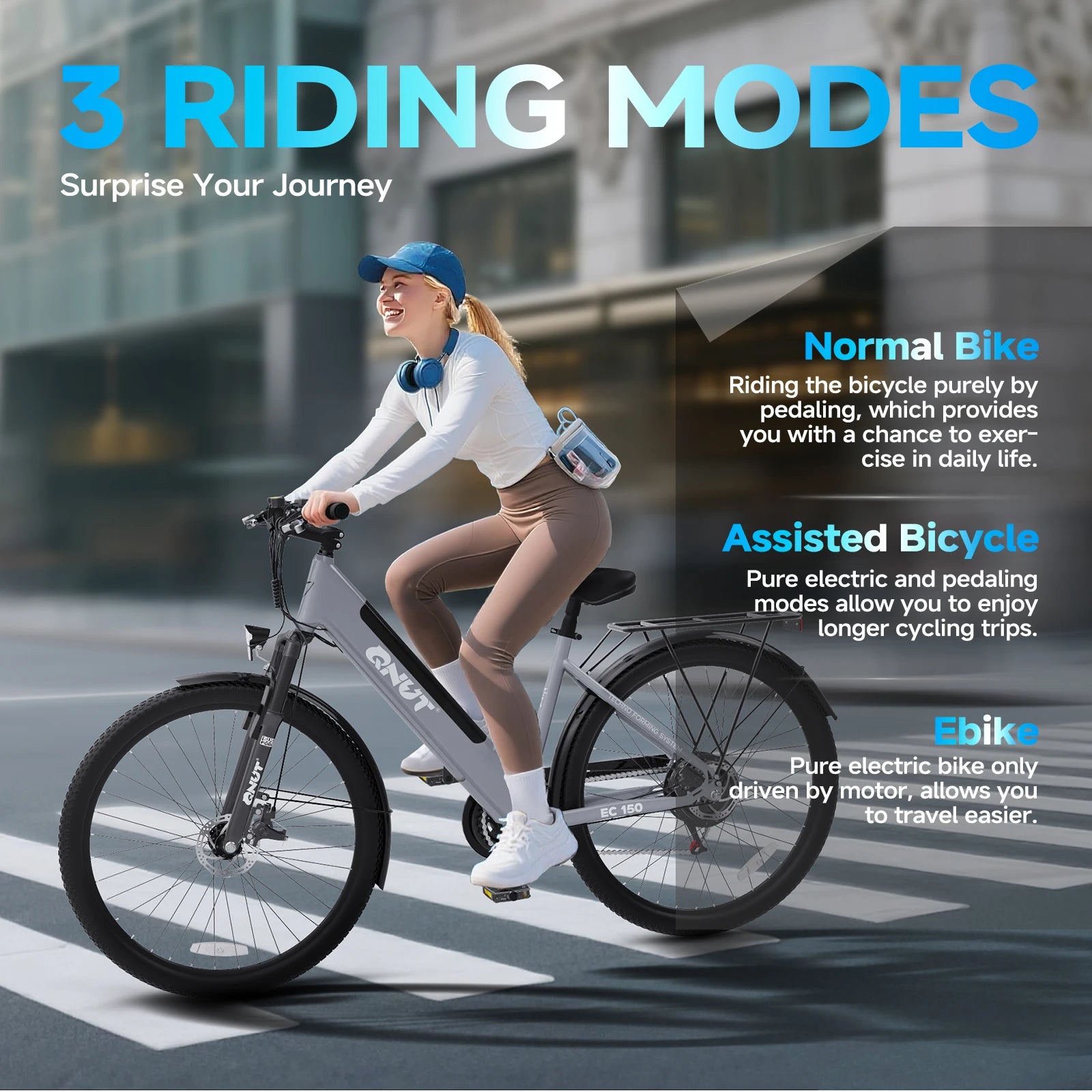 26" Electric 7-speed Bike For Adults