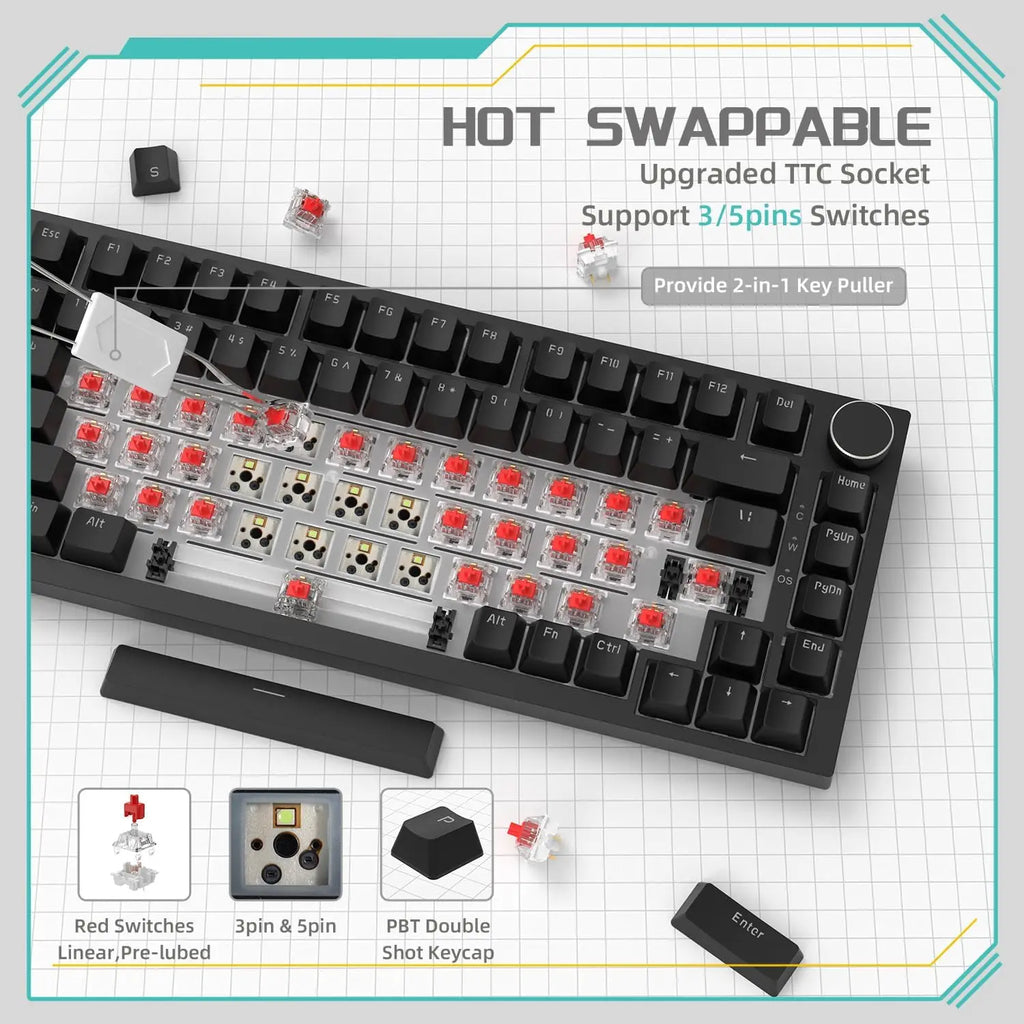 Wired Mechanical Gaming Keyboard