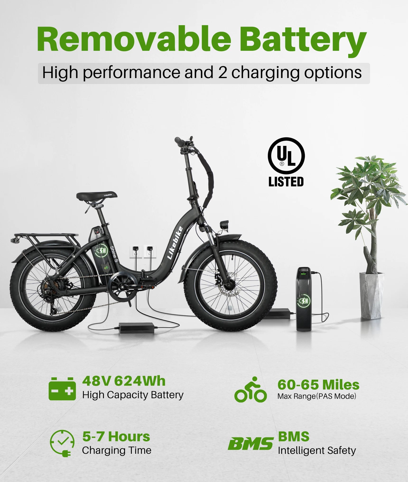 Foldable  Fat Tires Electric Bicycle