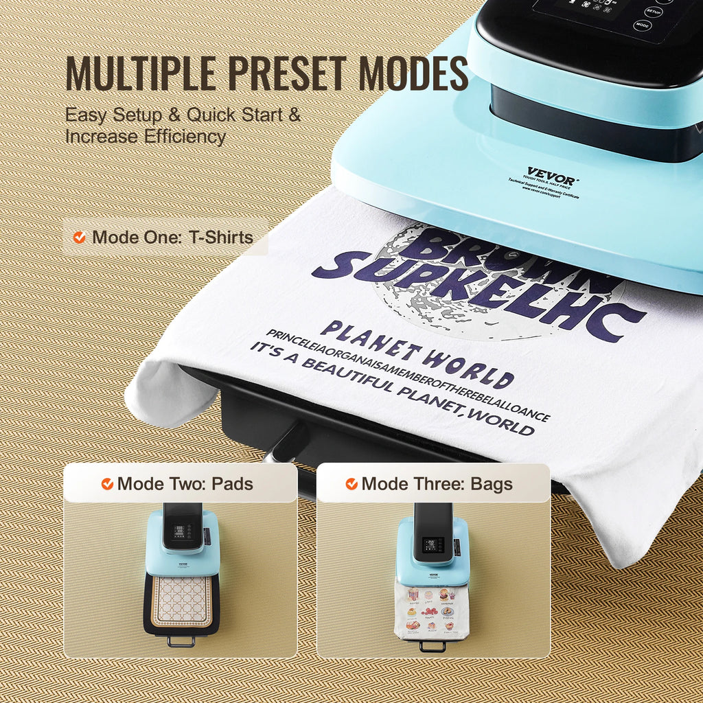 Auto Heat Press Machine 15x15in for T Shirts