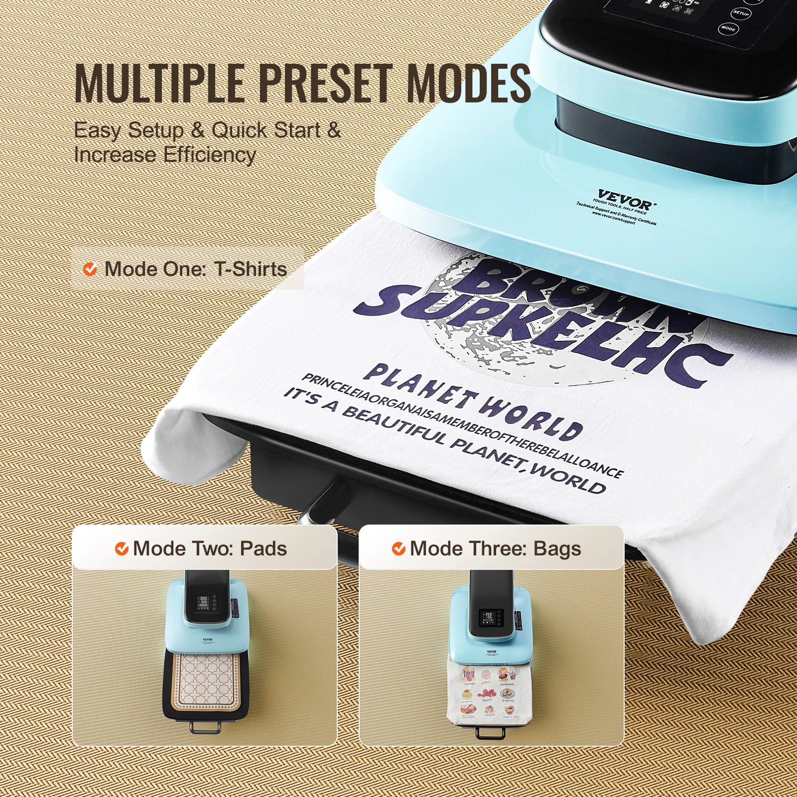 Auto Heat Press Machine 15x15in for T Shirts