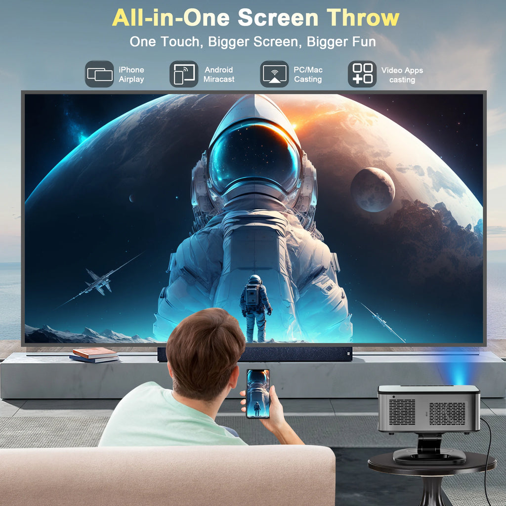 4K Full HD Home Beam Projector