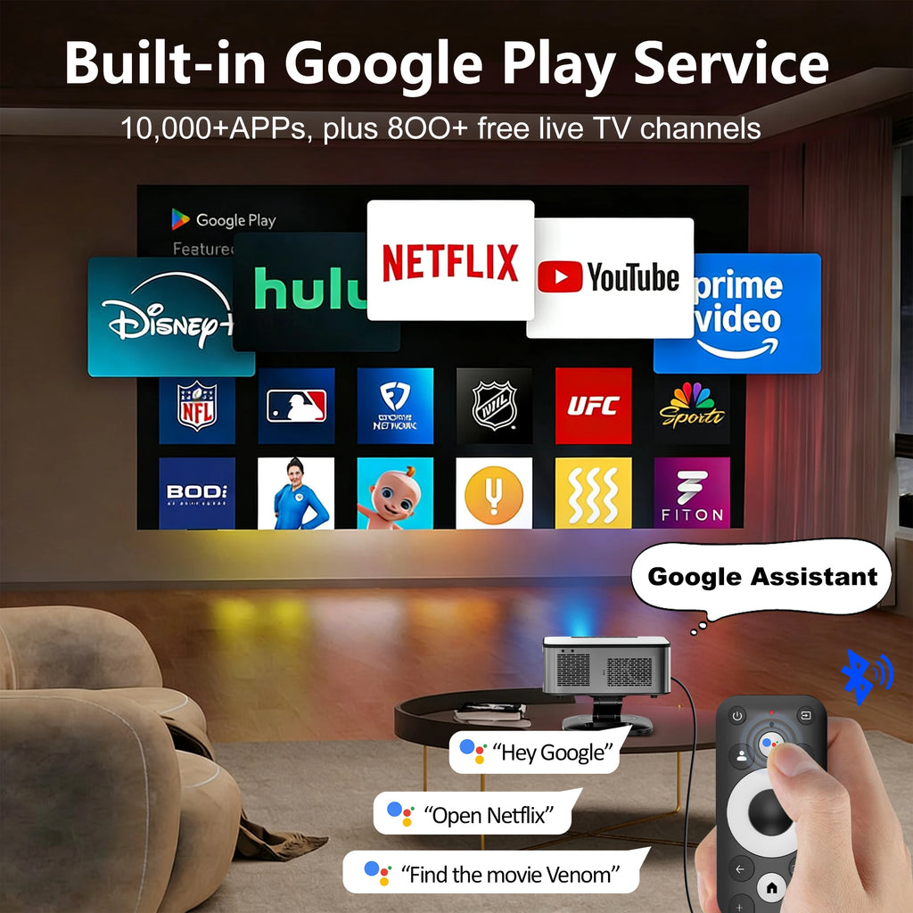 4K Full HD Home Beam Projector