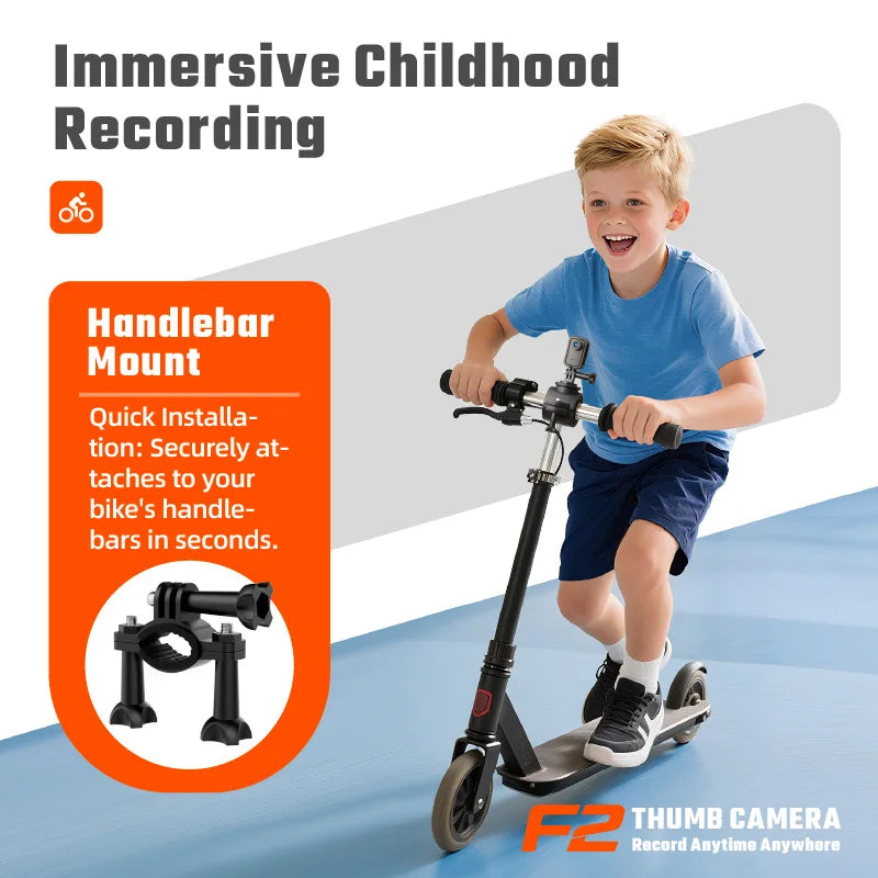 Thumb-Sized Action Camera for Kids