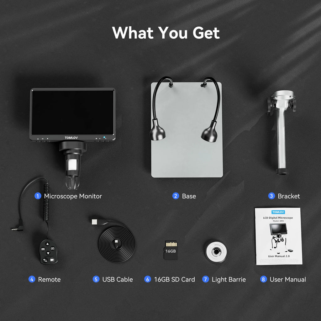 7" Electronic Digital Microscope