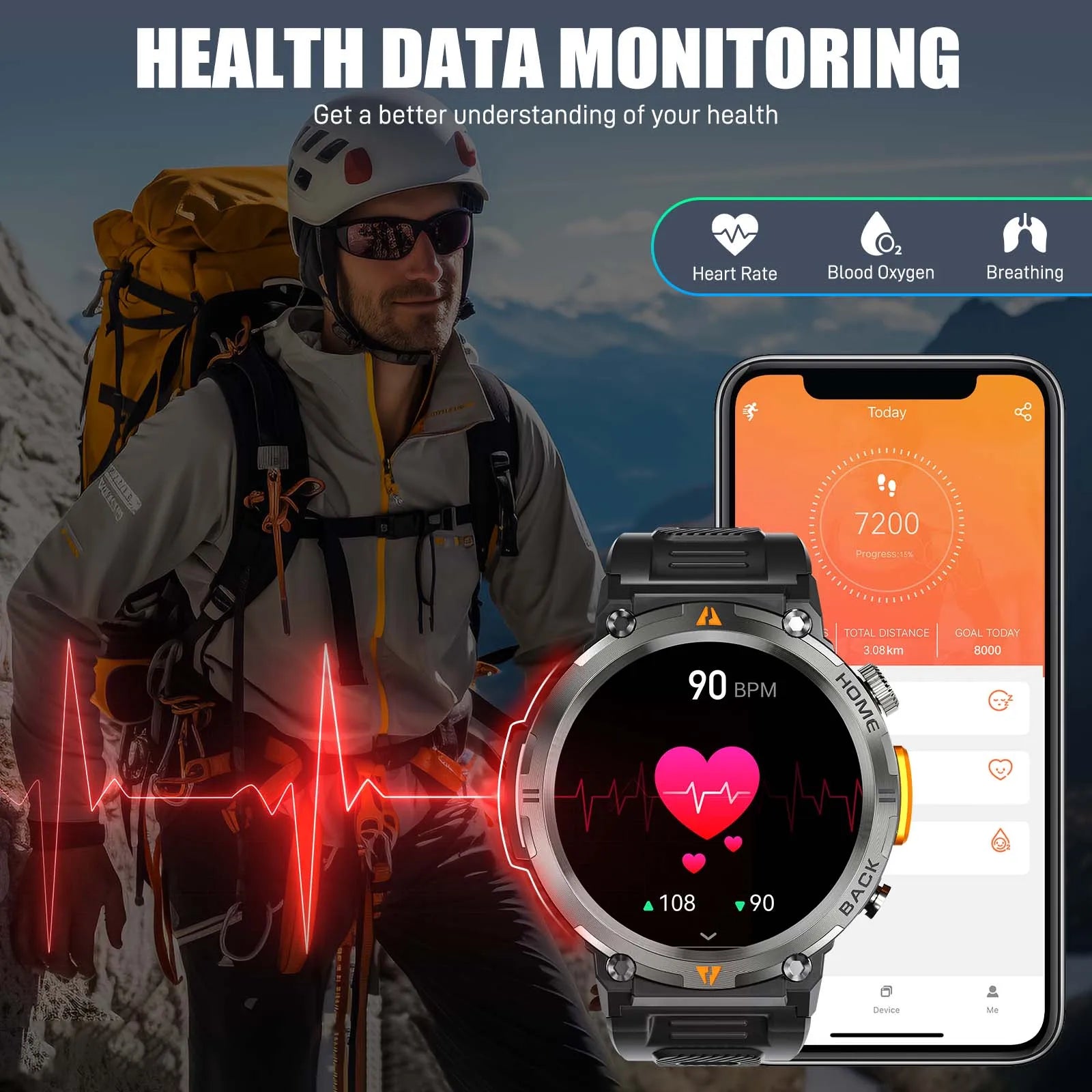 Bluetooth Call Smartwatch for Men