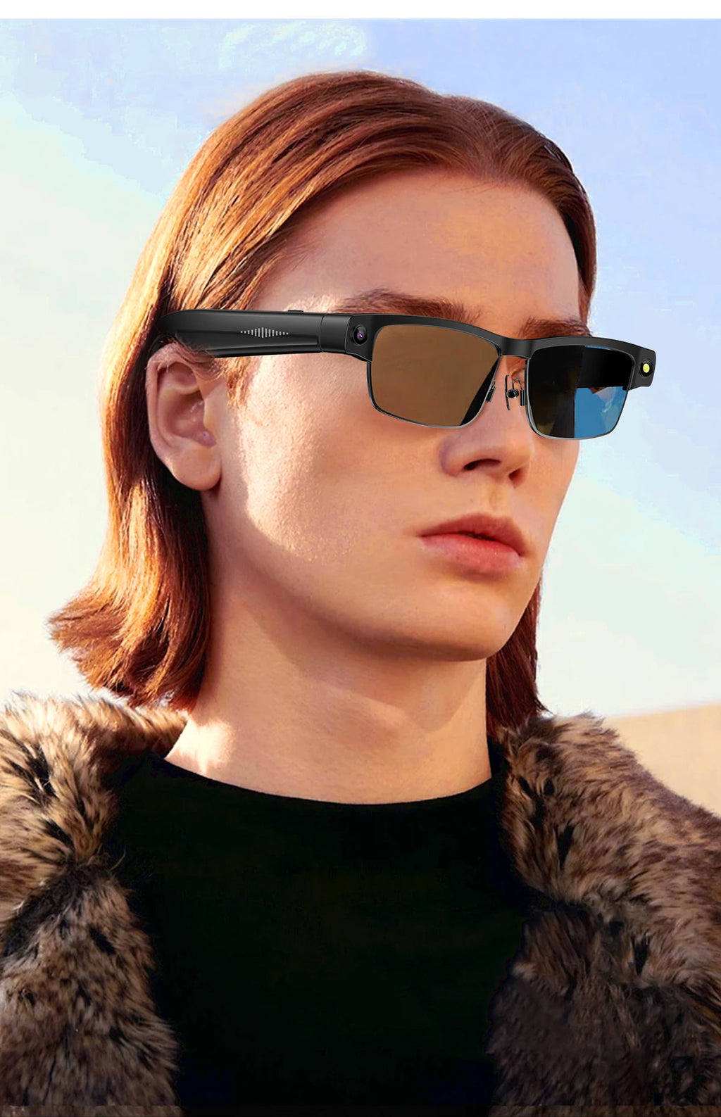 Smart AI Glasses with 8MP Camera