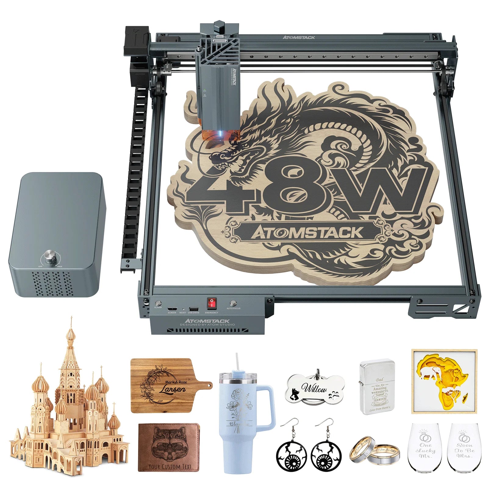 40W Laser Engraver Machine