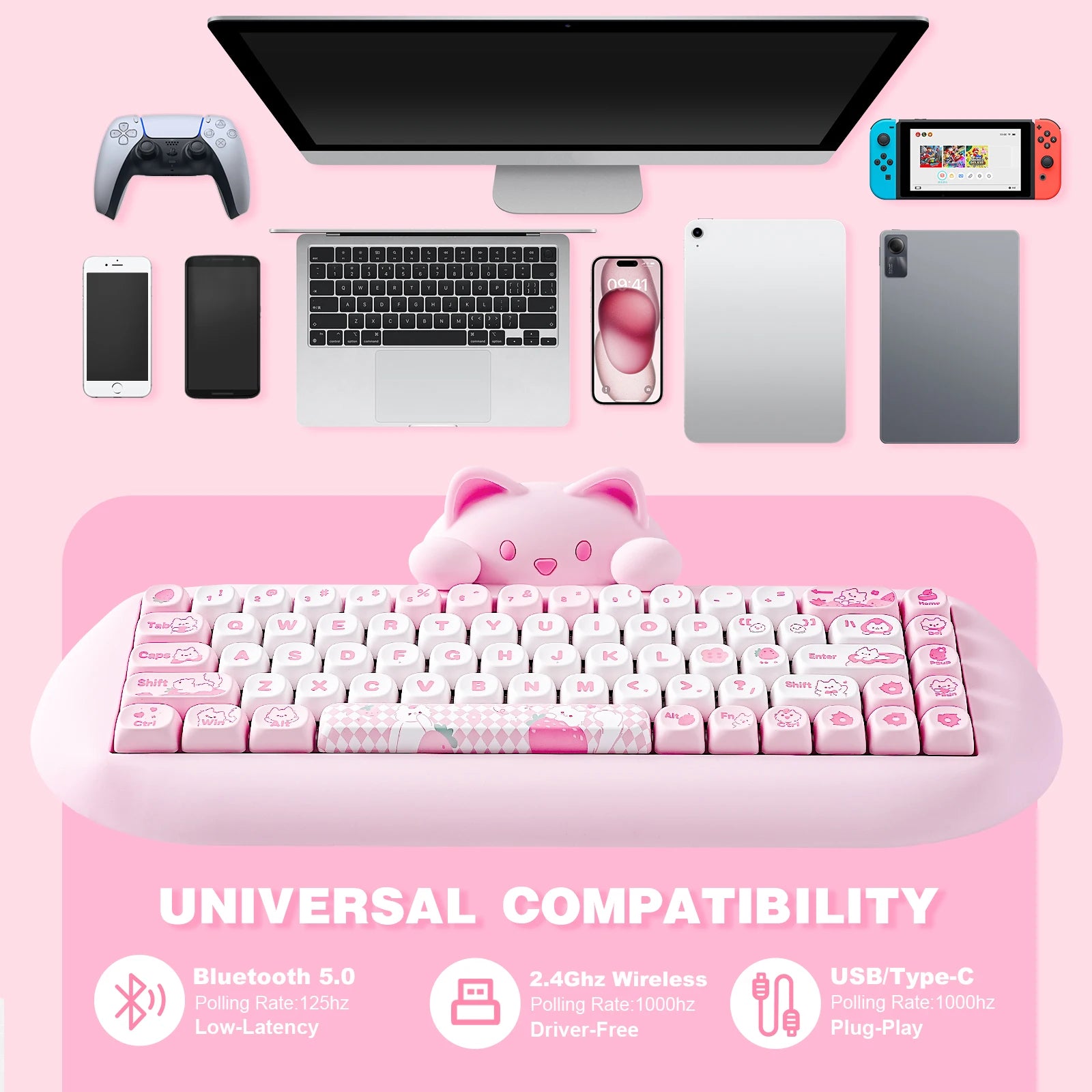 Wireless Gaming Mechanical Keyboard