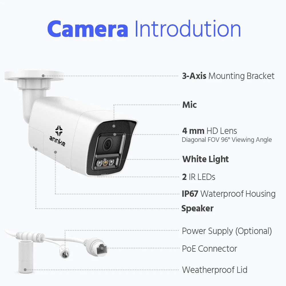 16 PC Outdoor Security Camera System