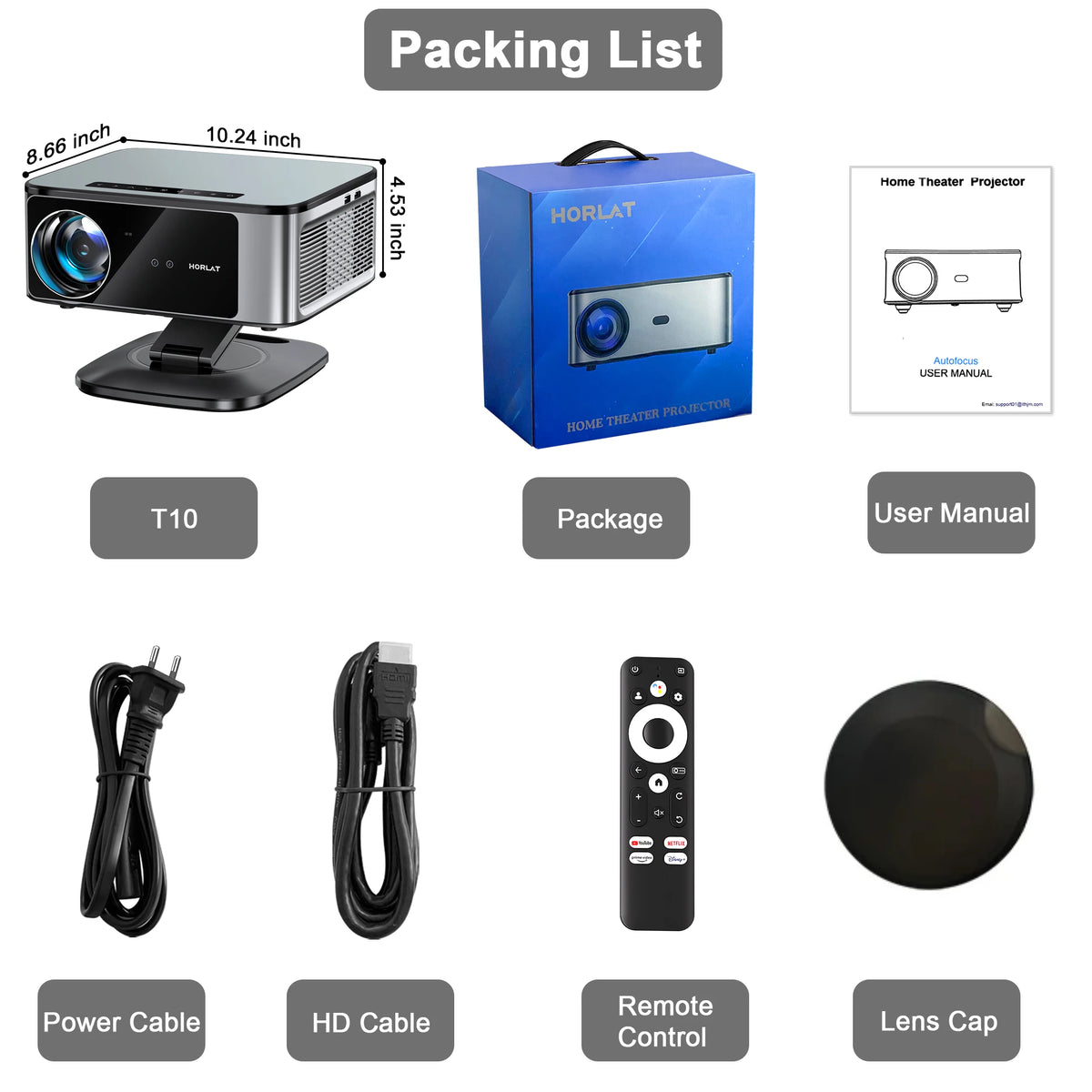 4K Full HD Home Beam Projector