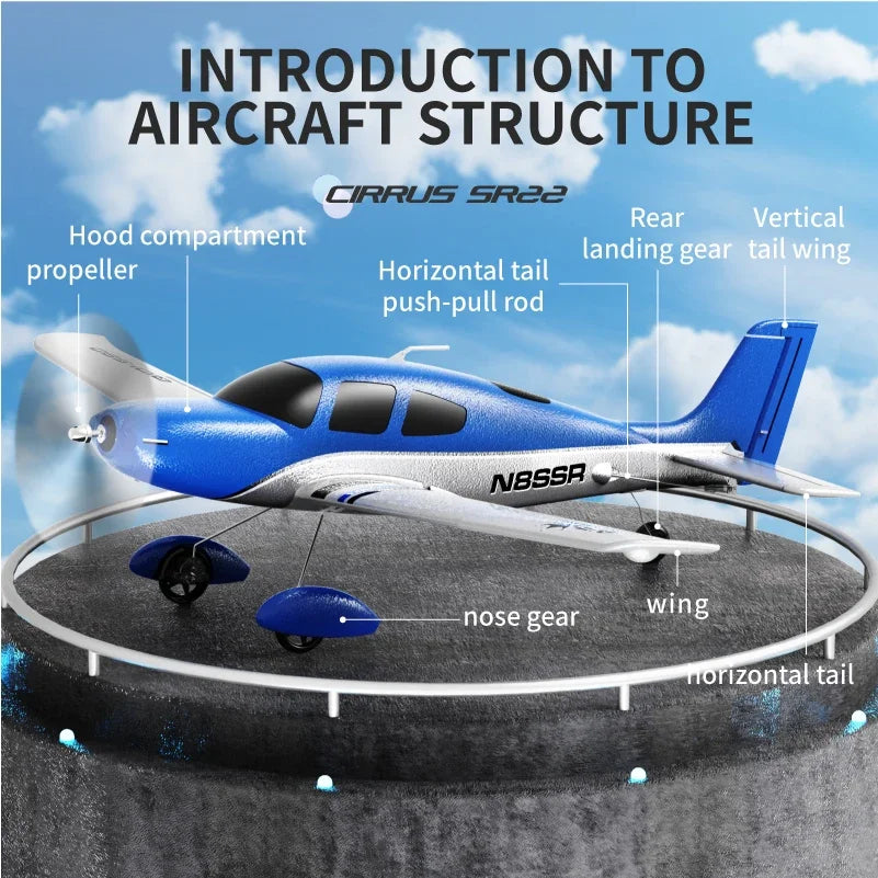 4 Channel Stunt Remote Control Airplane