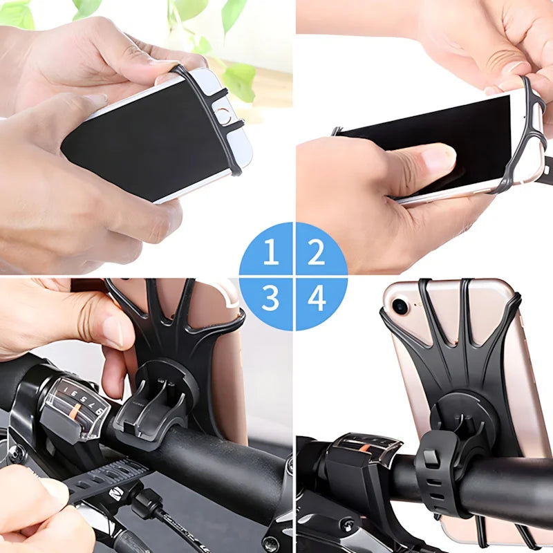 360 Rotating Bike Phone Holder