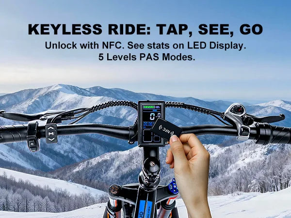 26" 1000w Electric Bike for Adults