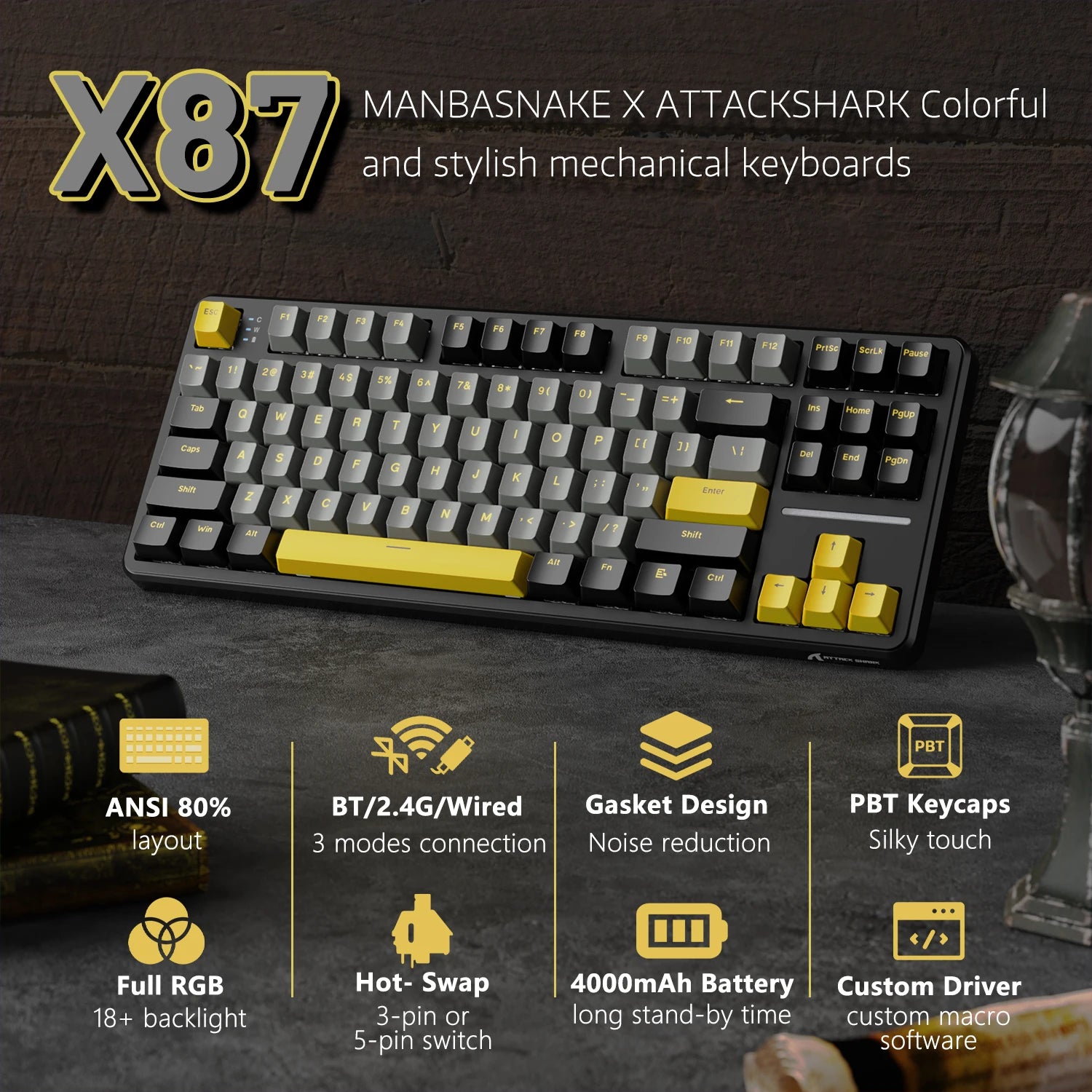 Wireless Mechanical  Keyboard