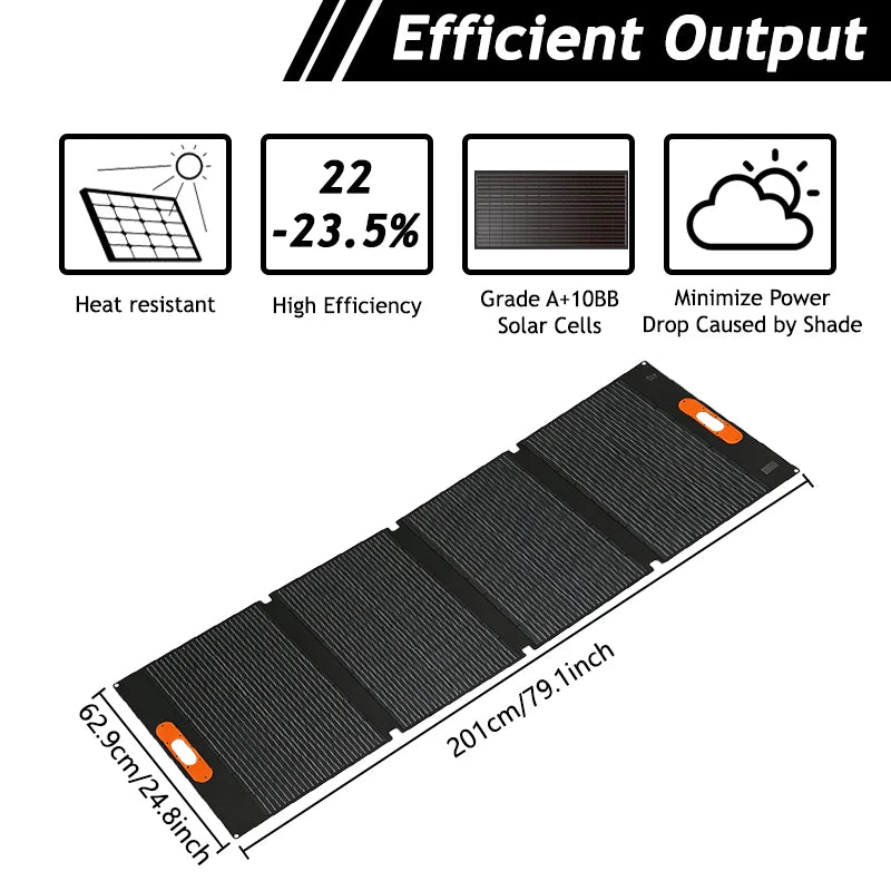200W Portable Solar Panel