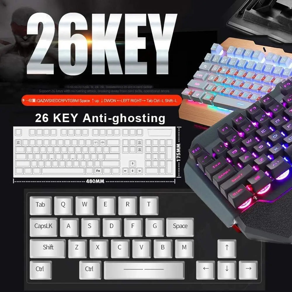 Gaming Keyboard Combo with Mouse