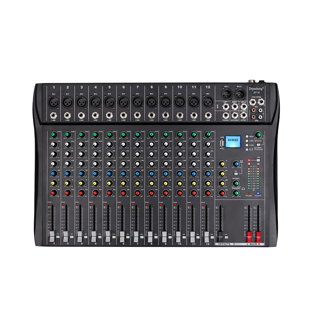 8/ 12 Professional Audio Mixing Console
