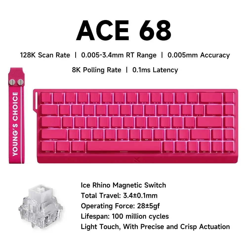 Wired Magnetic Switch Gaming Keyboard