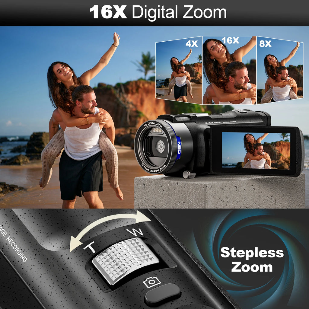 Camcorder With External Microphone